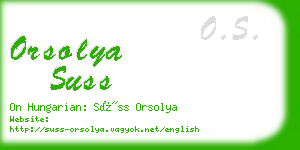 orsolya suss business card